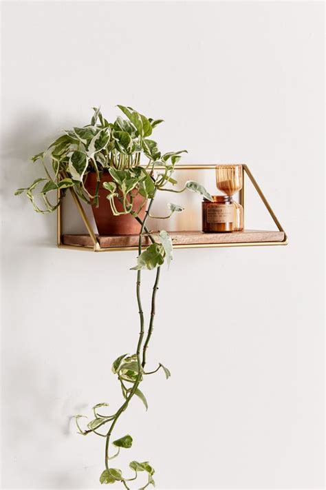 addison metal bracket wood wall shelf|Urban Outfitters Addison Metal Bracket Wood Wall Shelf.